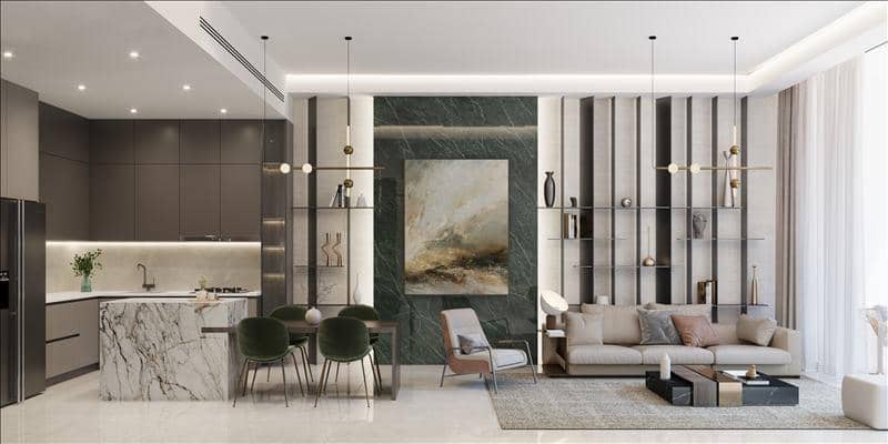 Апартаменты в новой резиденции Park Meadows с бассейном и парками в центре района Dubailand, Дубай — фото 4