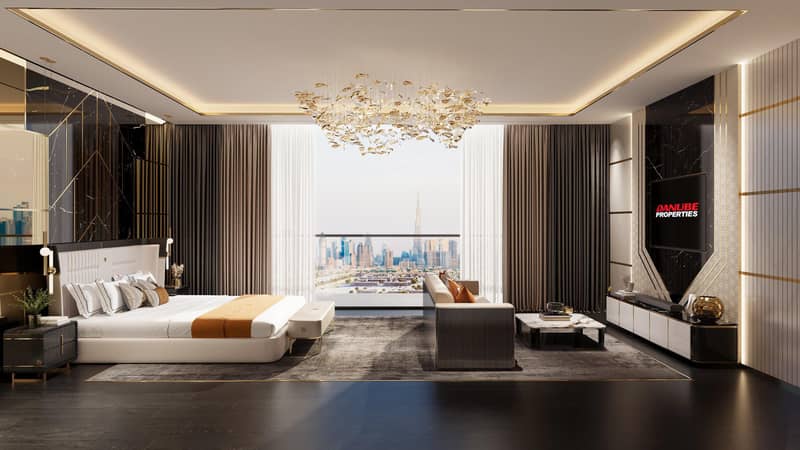 Apartments in the new high-rise residence Bayz 102 with pools, parks and a tennis court next to Burj Khalifa, the Business Bay area, Dubai — photo 36