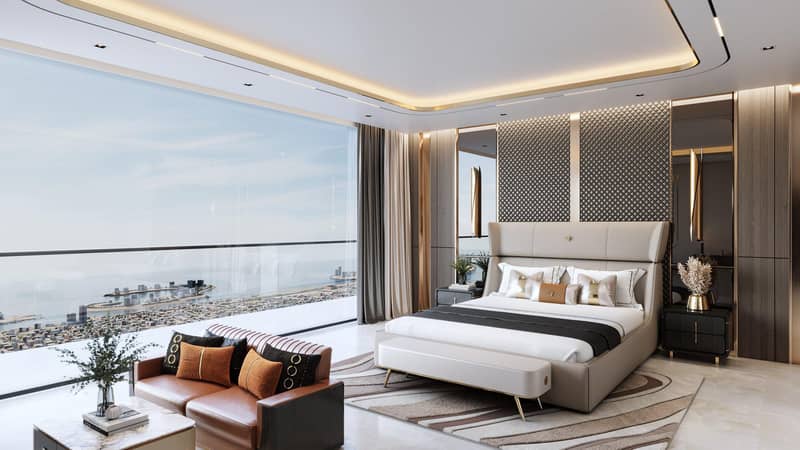 Apartments in the new high-rise residence Bayz 102 with pools, parks and a tennis court next to Burj Khalifa, the Business Bay area, Dubai — photo 34