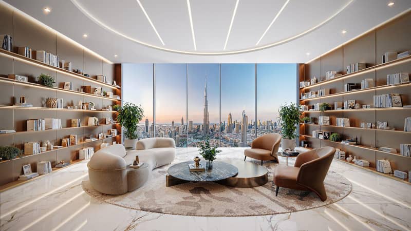 Apartments in the new high-rise residence Bayz 102 with pools, parks and a tennis court next to Burj Khalifa, the Business Bay area, Dubai — photo 20