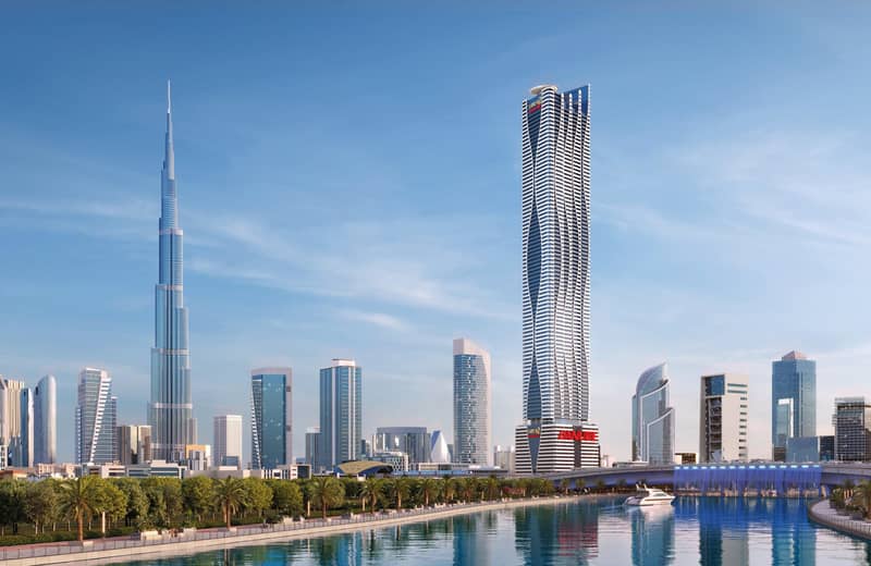 Apartments in the new high-rise residence Bayz 102 with pools, parks and a tennis court next to Burj Khalifa, the Business Bay area, Dubai — photo 2