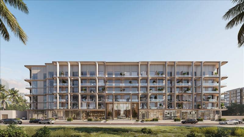 Apartments in the new residence One Beverly with pools, a mini-golf course in the area with developed infrastructure Arjan-Dubailand, Dubai — photo 13