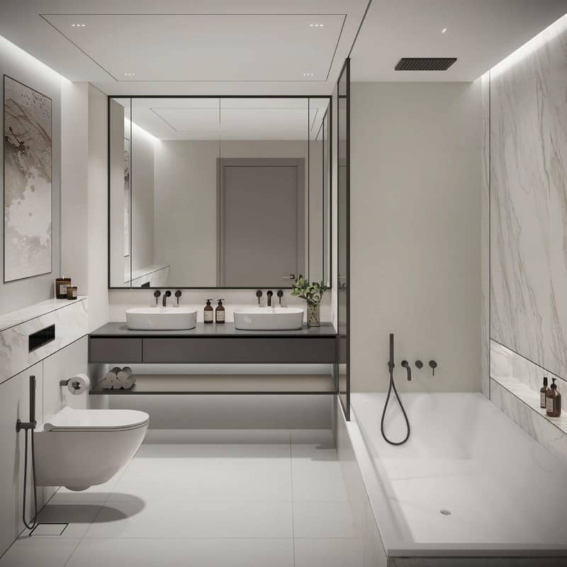 Apartments in the new high-rise Parkway residence with swimming pools 5 minutes from Burj Khalifa in the Meydan Horizon area, Dubai — photo 10