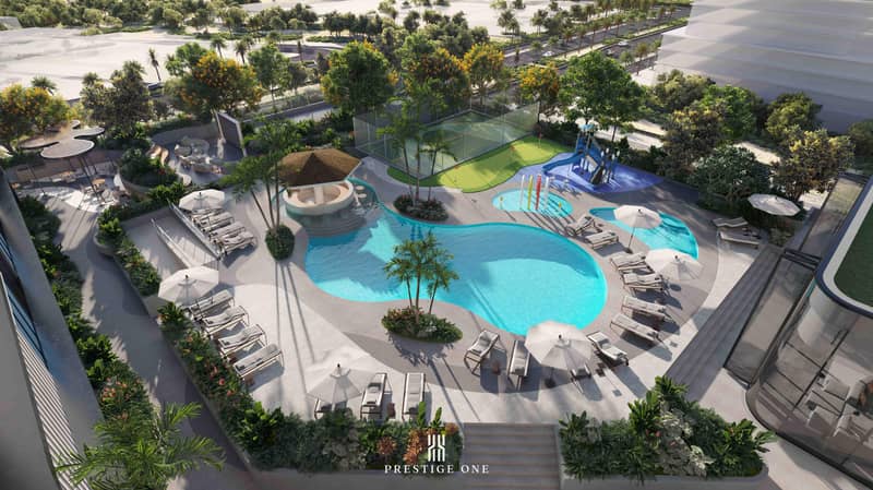 Apartments in the new high-rise Parkway residence with swimming pools 5 minutes from Burj Khalifa in the Meydan Horizon area, Dubai — photo 5