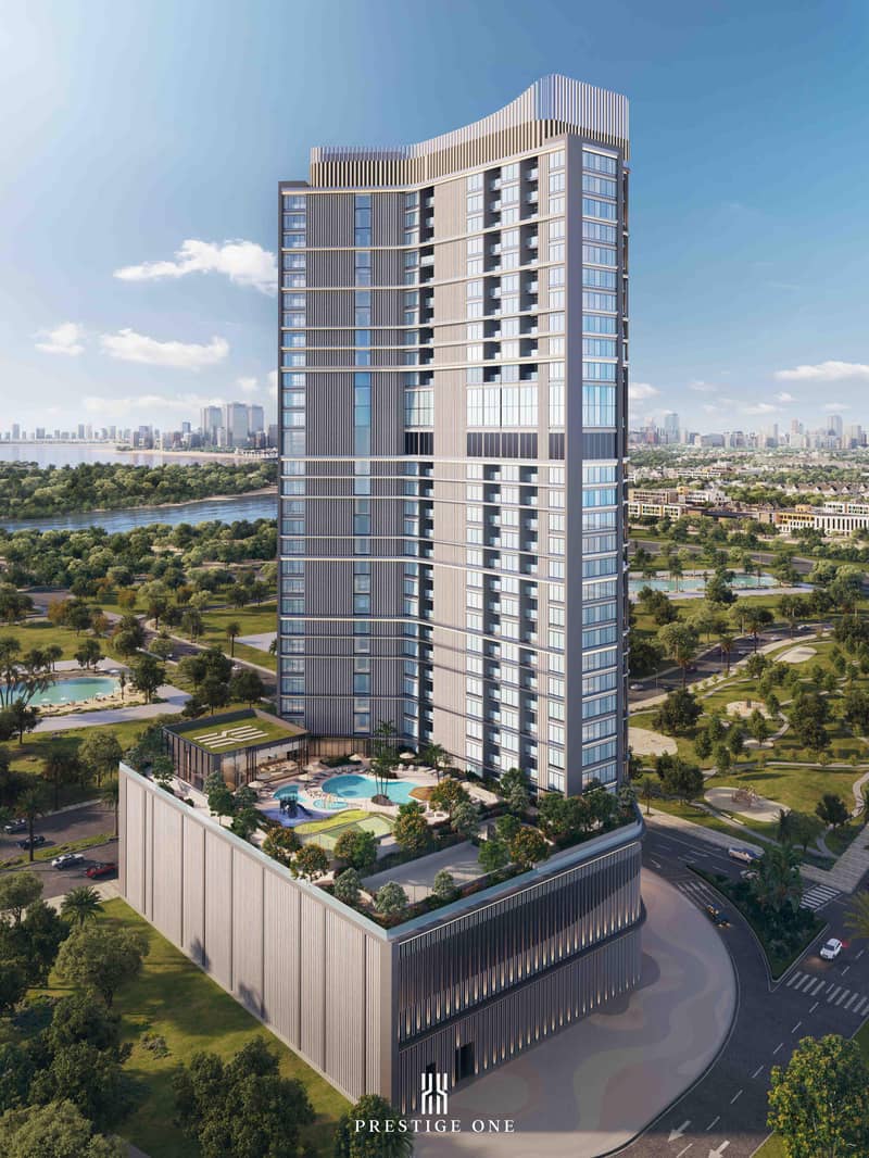 Apartments in the new high-rise Parkway residence with swimming pools 5 minutes from Burj Khalifa in the Meydan Horizon area, Dubai — photo 4