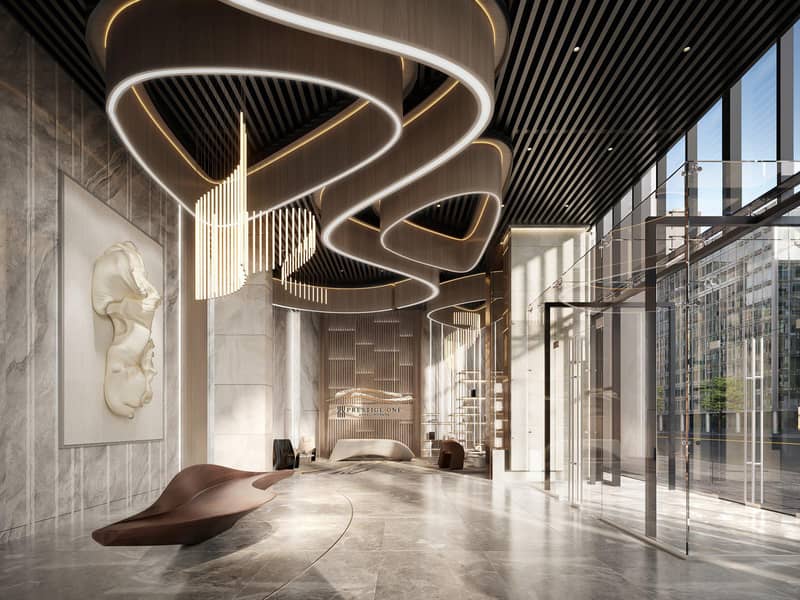Apartments in the new high-rise Parkway residence with swimming pools 5 minutes from Burj Khalifa in the Meydan Horizon area, Dubai — photo 19