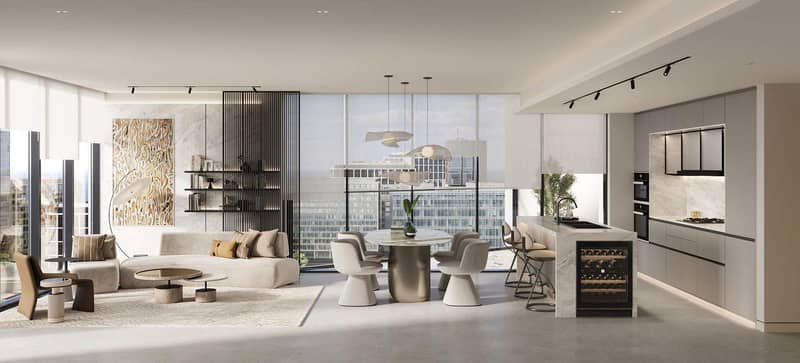 Apartments in the new high-rise Parkway residence with swimming pools 5 minutes from Burj Khalifa in the Meydan Horizon area, Dubai — photo 7