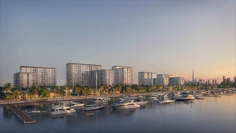 Квартиры в новом жилом комплексе Pier Point 1&2 с бассейном и зелёными зонами на первой линии у моря в районе Port Rashid, Дубай — фото 10