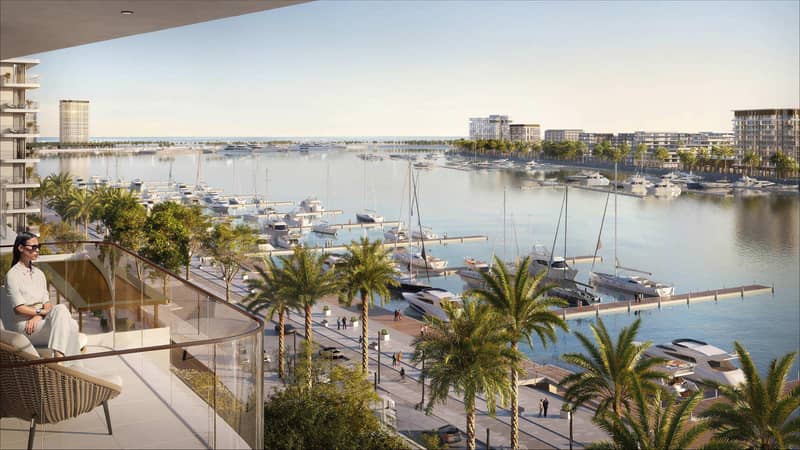 Новый комплекс таунхаусов Pier Point 1&2 с живописным видом, бассейном и зелеными зонами на первой линии у моря, Port Rashid, Дубай, ОАЭ — фото 4