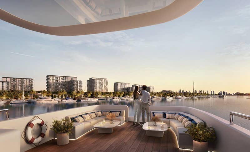 New beachfront residential complex Porto View with a swimming pool, Port Rashid, Dubai, UAE — photo 4