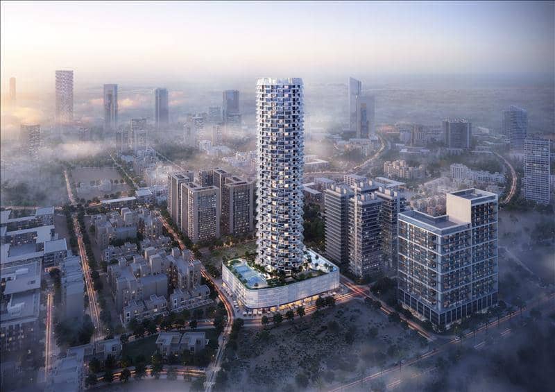 Новая резиденция Grove с бассейнами, JVC, Дубай, ОАЭ — фото 21
