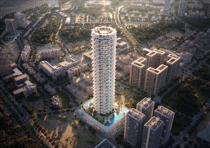 Новая резиденция Grove с бассейнами, JVC, Дубай, ОАЭ — фото 20