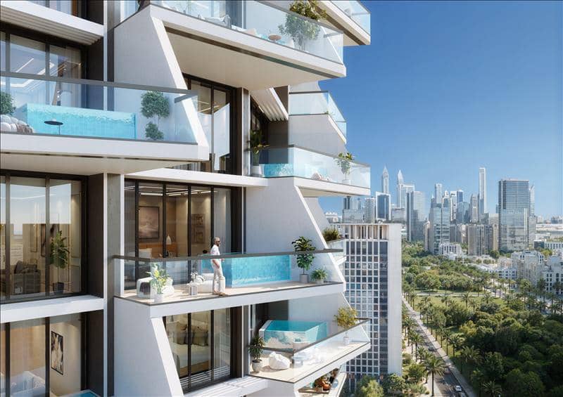 Новая резиденция Grove с бассейнами, JVC, Дубай, ОАЭ — фото 16