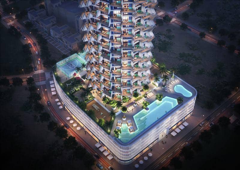 Новая резиденция Grove с бассейнами, JVC, Дубай, ОАЭ — фото 19