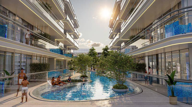 Новый комплекс апартаментов с собственными бассейнами Rome рядом с Downtown, Meydan District 11, Дубай, ОАЭ — фото 11