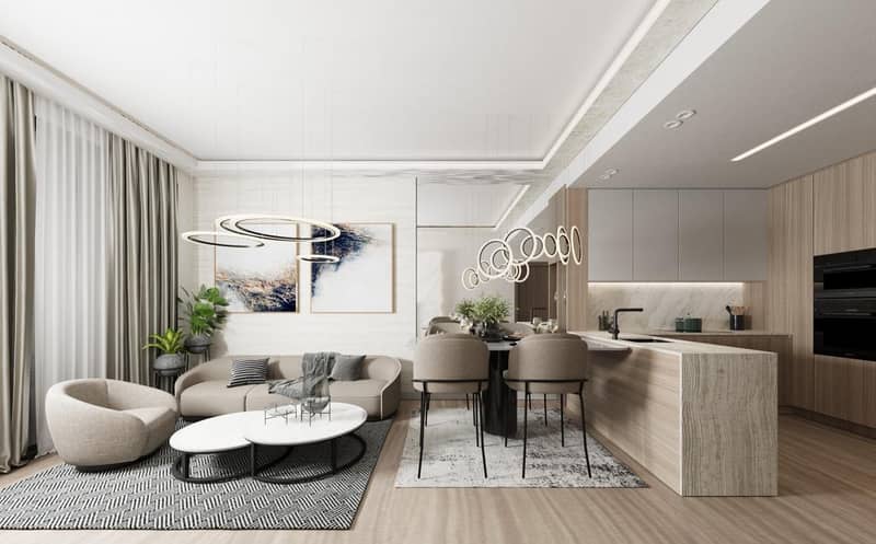 Cozy residential complex Trafford Residences with a wide range of amenities in Dubai South area, UAE — photo 4