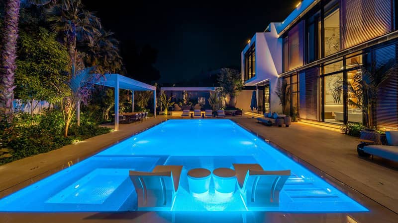 Furnished villa R9 Mansion with a swimming pool and a garden, Al Barari, Dubai, UAE — photo 13