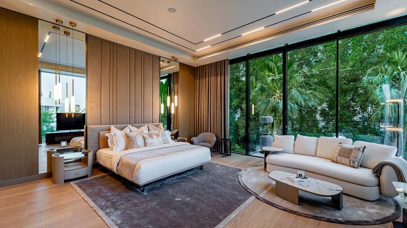 Furnished villa R9 Mansion with a swimming pool and a garden, Al Barari, Dubai, UAE — photo 9