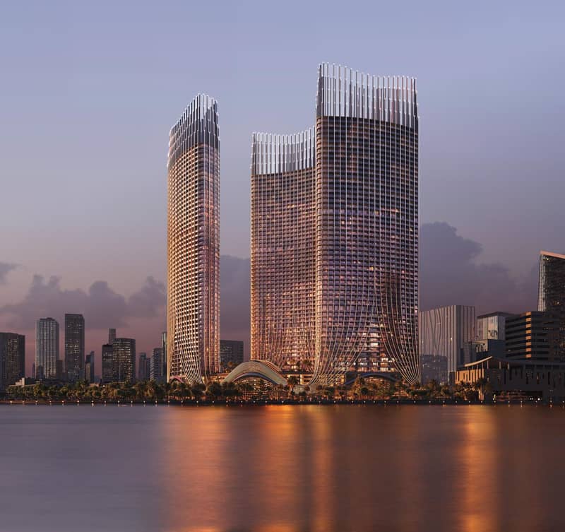 Новый жилой комплекс Skyrise с пляжем, бассейнами и полем для гольфа рядом с Бурдж Халифа, Business Bay, Дубай, ОАЭ — фото 2