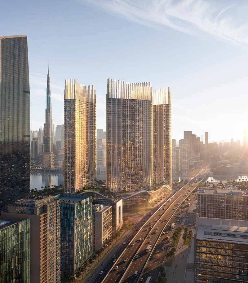 New residential complex Skyrise with a beach, swimming pool and a golf course close to Burj Khalifa, Business Bay, Dubai, UAE — photo 7
