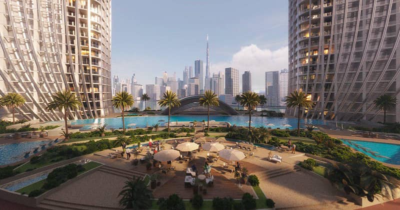 New residential complex Skyrise with a beach, swimming pool and a golf course close to Burj Khalifa, Business Bay, Dubai, UAE — photo 5