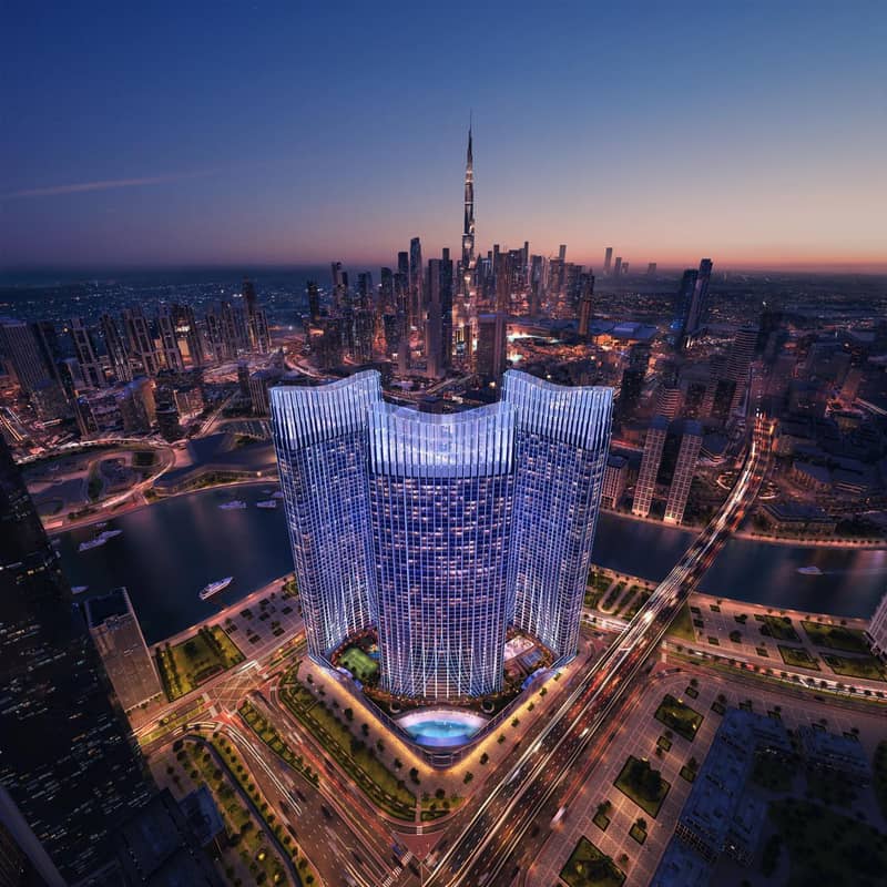 New residential complex Skyrise with a beach, swimming pool and a golf course close to Burj Khalifa, Business Bay, Dubai, UAE — photo 3