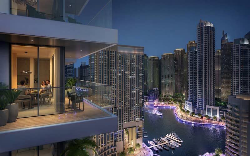 Апартаменты в новой резиденции Marina Cove с бассейном в 2 минутах от набережной в районе Dubai Marina, Дубай — фото 5