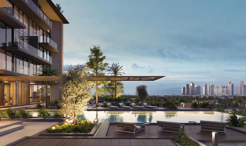 Апартаменты в новой резиденции The Highgrove с бассейнами, спа и рестораном в районе Nad Al Sheba 1/Meydan, Дубай — фото 5