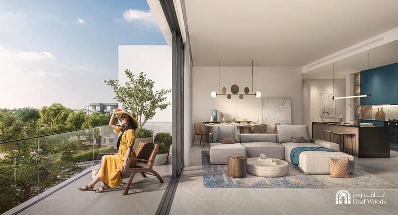 Престижные апартаменты в новом зелёном комплексе Ghaf Woods, Дубай, ОАЭ — фото 11