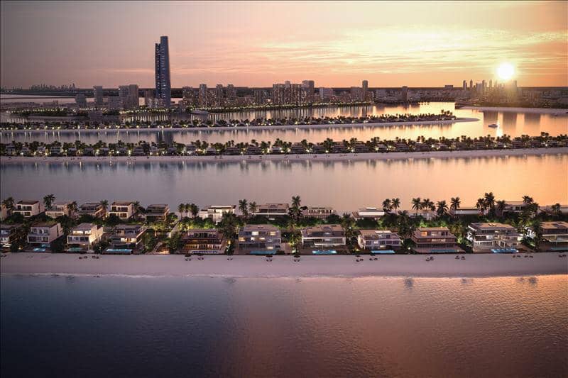 Новый комплекс Beach Villas с прямым выходом на пляж и водными спортивными объектами, Palm Jebel Ali, Дубай, ОАЭ — фото 17