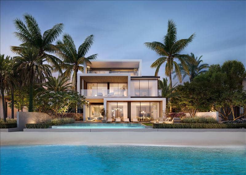 Новый комплекс Beach Villas с прямым выходом на пляж и водными спортивными объектами, Palm Jebel Ali, Дубай, ОАЭ — фото 6