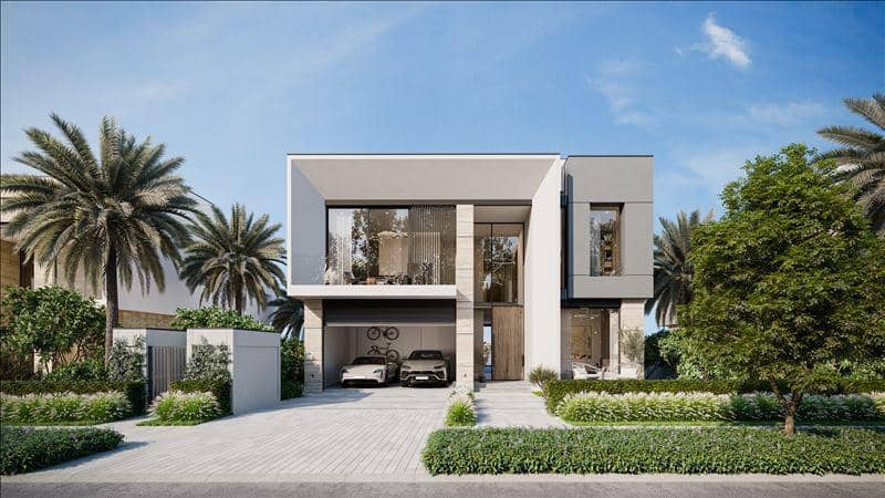 Новый комплекс Beach Villas с прямым выходом на пляж и водными спортивными объектами, Palm Jebel Ali, Дубай, ОАЭ — фото 8