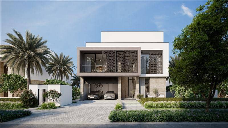 Новый комплекс Beach Villas с прямым выходом на пляж и водными спортивными объектами, Palm Jebel Ali, Дубай, ОАЭ — фото 5