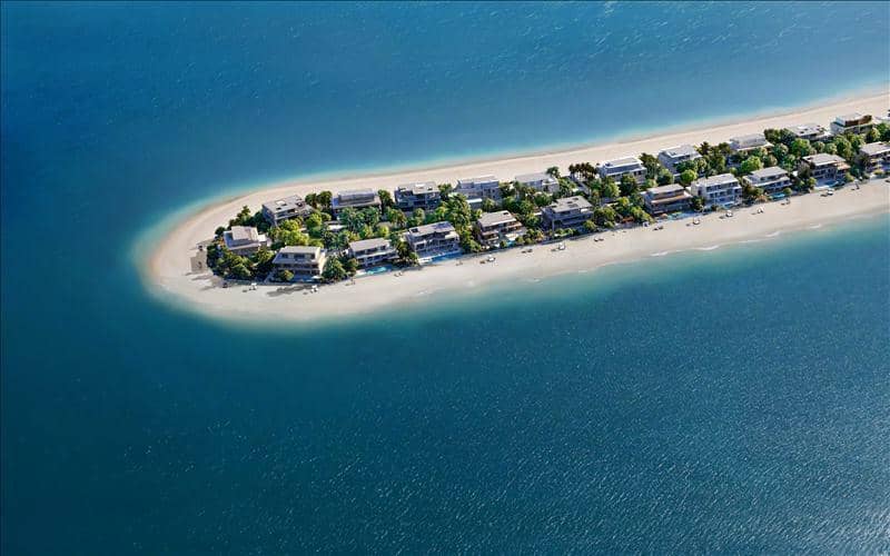 Новый комплекс Beach Villas с прямым выходом на пляж и водными спортивными объектами, Palm Jebel Ali, Дубай, ОАЭ — фото 18