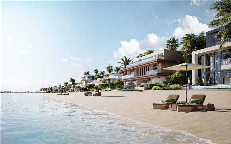 Новый комплекс Beach Villas с прямым выходом на пляж и водными спортивными объектами, Palm Jebel Ali, Дубай, ОАЭ — фото 15