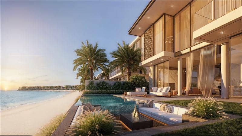 Новый комплекс Beach Villas с прямым выходом на пляж и водными спортивными объектами, Palm Jebel Ali, Дубай, ОАЭ — фото 4