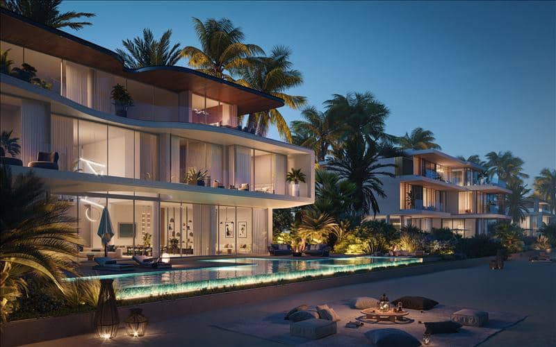 Новый комплекс Beach Villas с прямым выходом на пляж и водными спортивными объектами, Palm Jebel Ali, Дубай, ОАЭ — фото 11