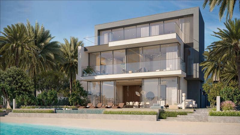 Новый комплекс Beach Villas с прямым выходом на пляж и водными спортивными объектами, Palm Jebel Ali, Дубай, ОАЭ — фото 9
