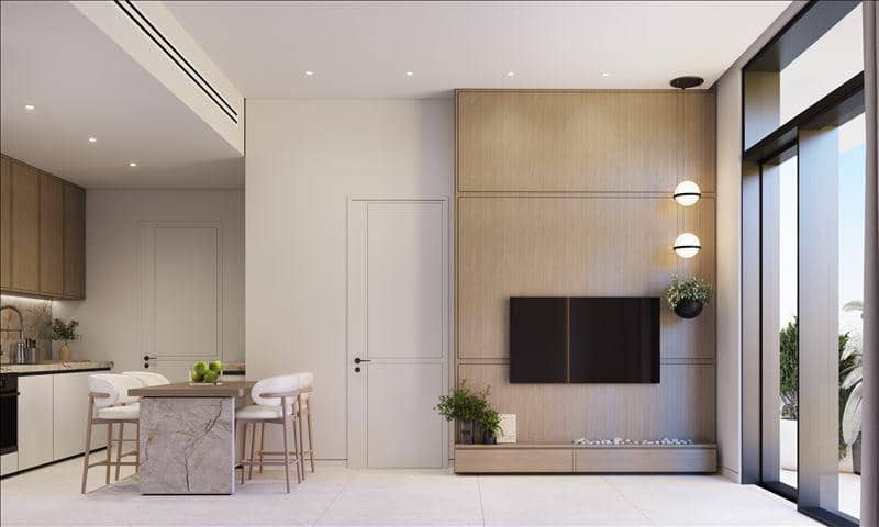 Новая резиденция Treppan Tower с бассейнами и зоной отдыха, JVT, Дубай, ОАЭ — фото 4