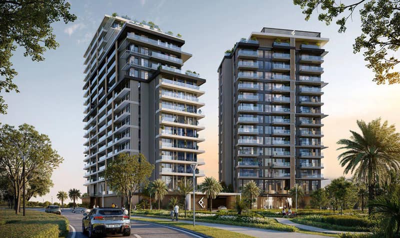 Новая резиденция Hillgate с бассейнами и детскими площадками, Dubai Silicon Oasis, ОАЭ — фото 2