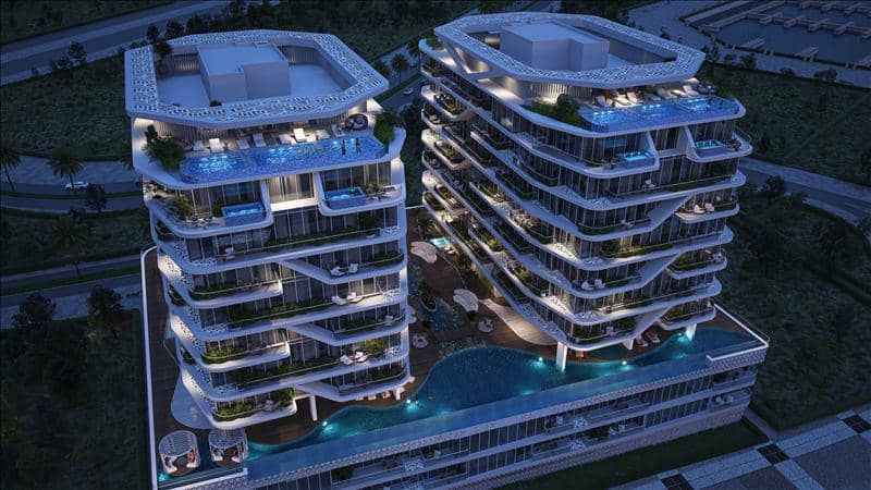 New Hatimi Residences with a swimming pool and wellness clubs, Dubai Islands, Dubai, UAE — photo 12