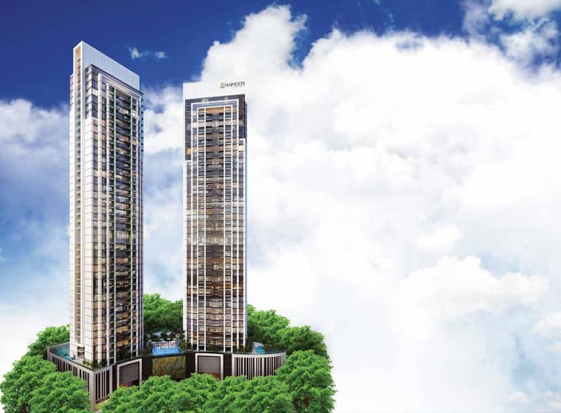 Новый комплекс меблированных апартаментов Maimoon Gardens с бассейном, водопадом и спортивными площадками, JVC, Дубай, ОАЭ — фото 13