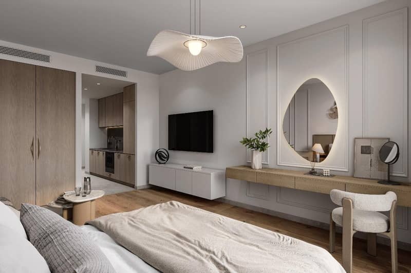 New complex of furnished apartments ESSENL1FE with two swimming pools and commercial premises, JVT, Dubai, UAE — photo 3