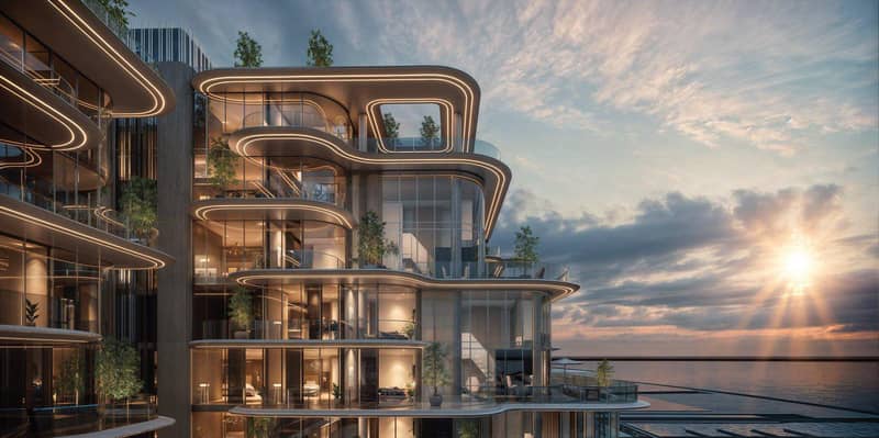 Новая резиденция у воды Cotier House с двумя бассейнами и садами рядом с Бурдж Халифа, Dubai Islands, Дубай, ОАЭ — фото 8