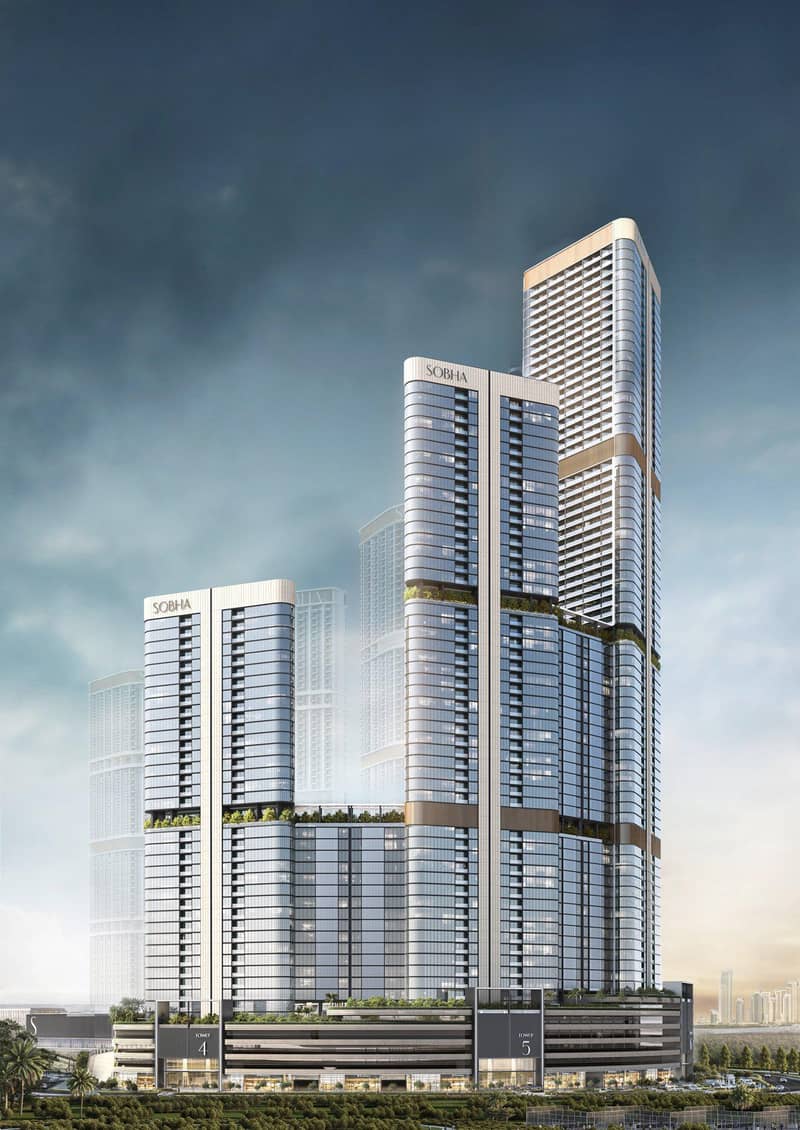 Новая резиденция Skyvue Volair с бассейном и спа рядом с Downtown Dubai и международным аэропортом, Sobha Hartland II, Дубай, ОАЭ — фото 2