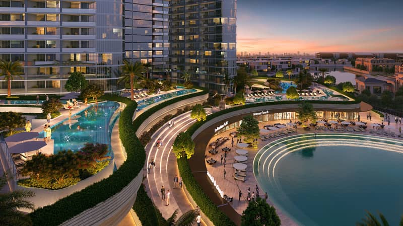 Новая резиденция Skyvue Volair с бассейном и спа рядом с Downtown Dubai и международным аэропортом, Sobha Hartland II, Дубай, ОАЭ — фото 10