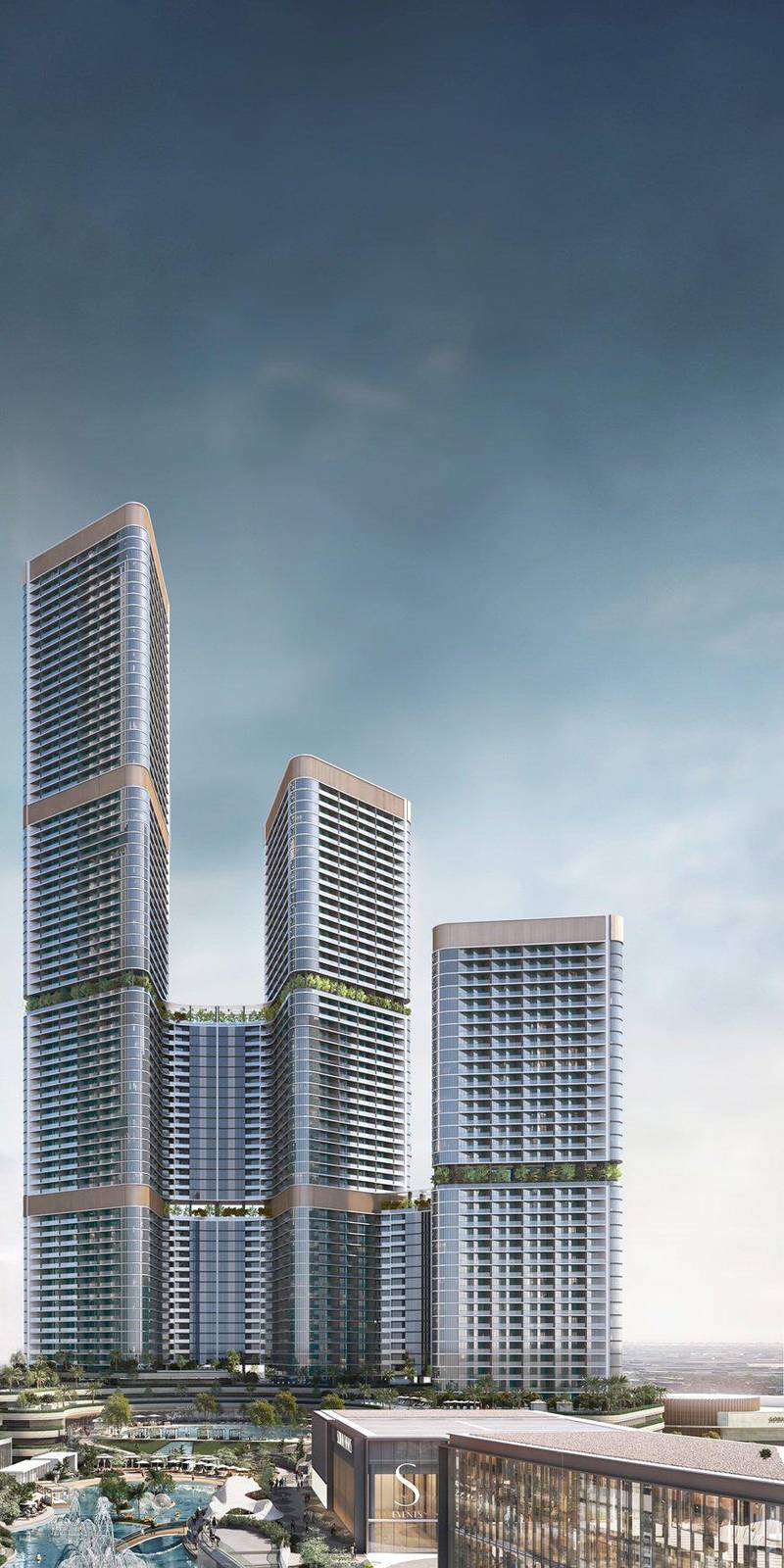 Новая резиденция Skyvue Volair с бассейном и спа рядом с Downtown Dubai и международным аэропортом, Sobha Hartland II, Дубай, ОАЭ — фото 4