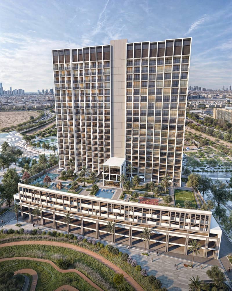 Престижный жилой комплекс рядом с парком в районе Dubai Science Park, Дубай, ОАЭ — фото 14