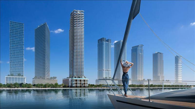 Таунхаусы в новой резиденции LIV Maritime с бассейнами, полем для мини-гольфа и панорамными видами, Dubai Maritime City, Дубай, ОАЭ — фото 18