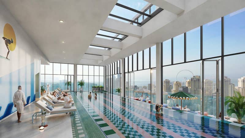 Новый комплекс меблированных апартаментов Rove Dubai Marina с бассейнами и зонами коворкинга в самом сердце района Dubai Marina, Дубай, ОАЭ — фото 9